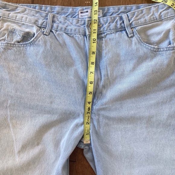 Bershka Loose Fit Straight Leg Light Wash Jeans, Women’s size 10 - Picture 5 of 14